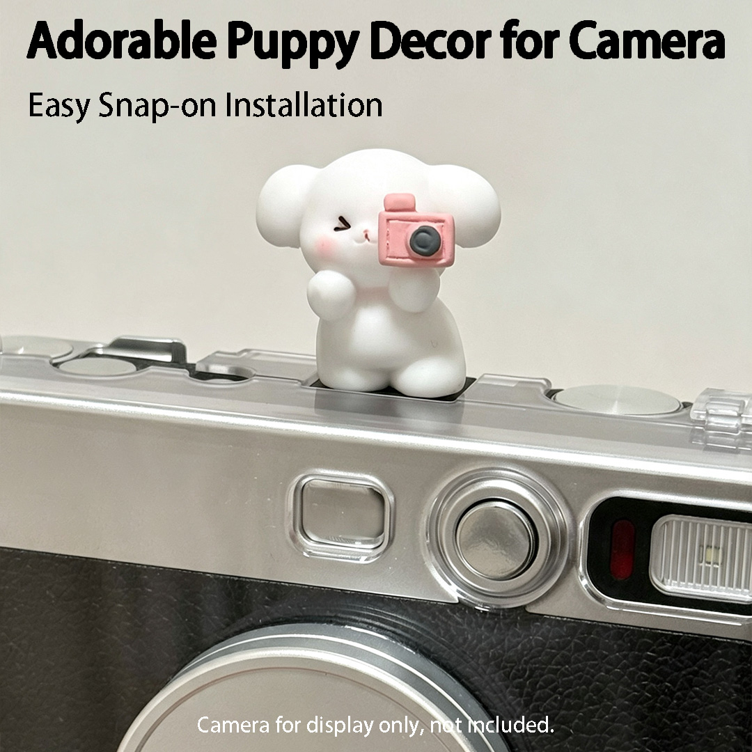 Canon Camera Eos R8 - 可愛い3D子犬カメラホットシューカバープロテクター Canon R8 R50 Nikon Z30