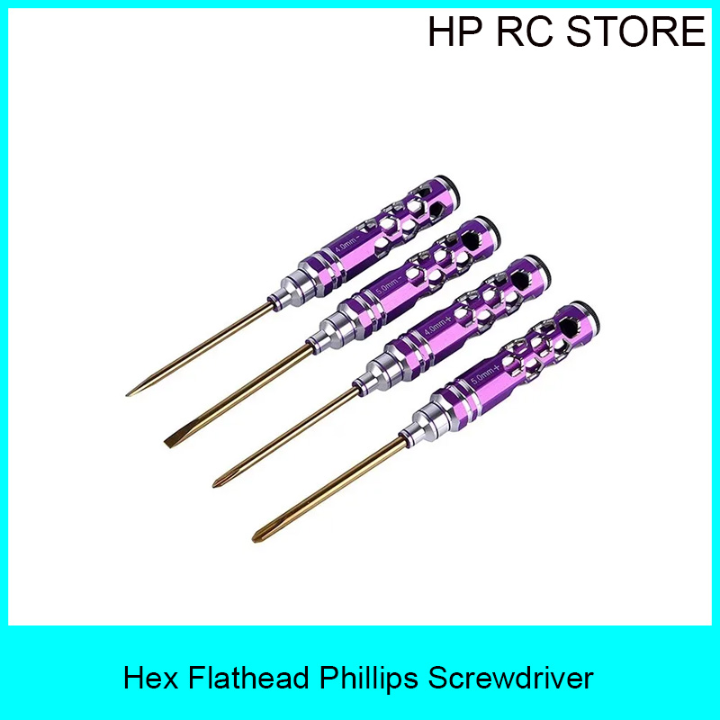 Rc Helicopter Tool Kit - 4 個の六角平頭プラスドライバーセット 1.5/2.0/2.5/3.0/4.0/5.5/7.0/8.0 中空ハンドルツールキット RC ヘリコプターカークローラー用