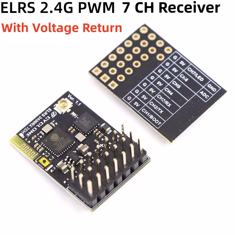 Rc Helicopter Battery - Rcカー、fpvドローン、クワッドコプター、elrs 2.4g、pwm、7ch、6ch、crsfレシーバー、サイクロンサポート、elrs 3.2プロトコル用の銅パイプアンテナ