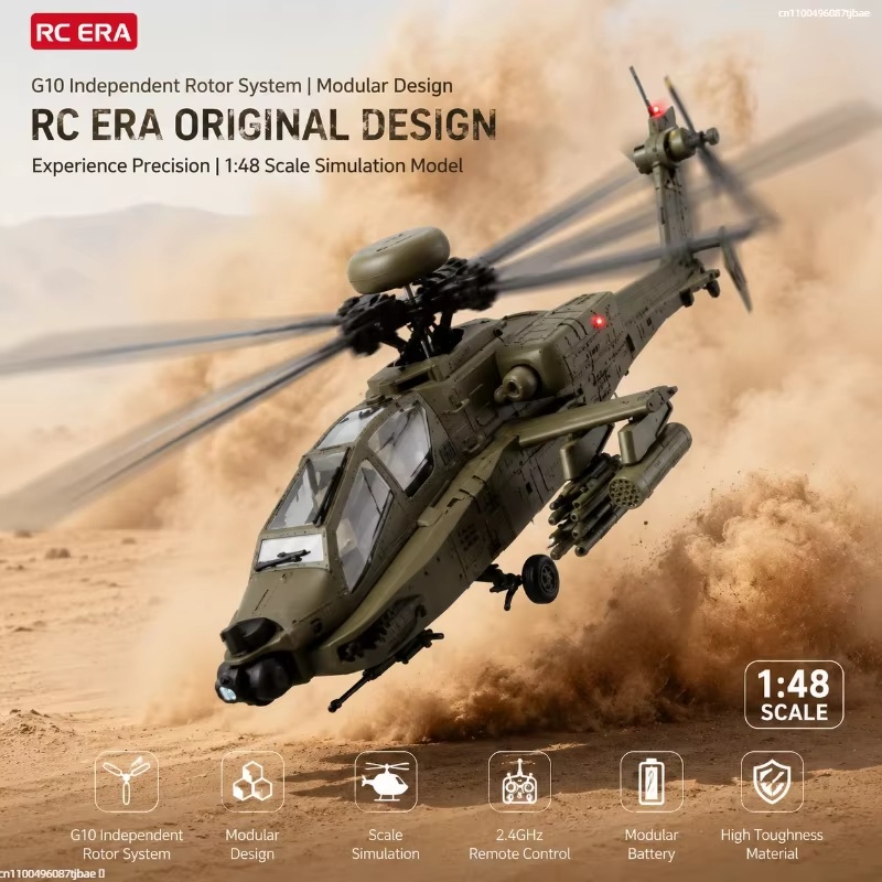 Rc Helicopter Single Rotor - 在庫あり ホットRC時代 AH-64D アパッチ ヘリコプター C170