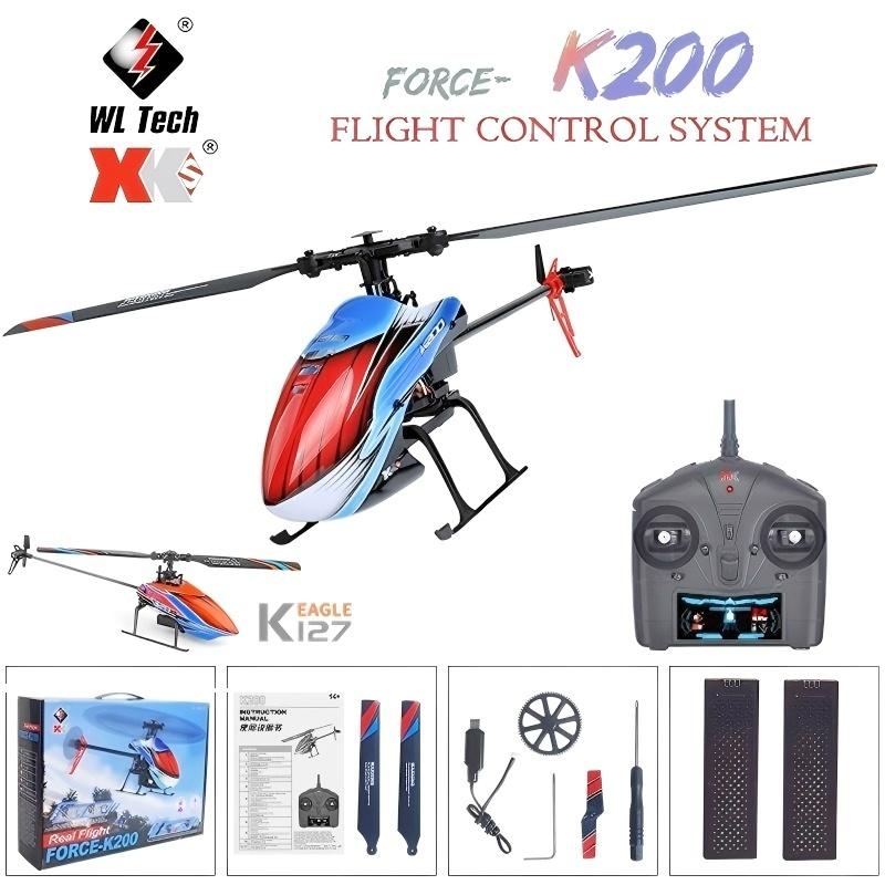 Rc Helicopter Gyro - WLtoys RCヘリコプター K200 K127 2.4Ghz 4CH