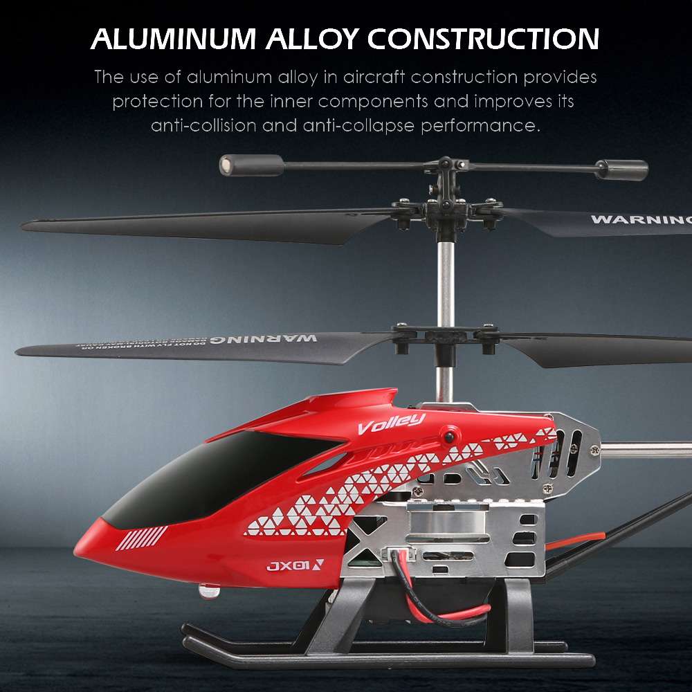 Jjrc jx01 3ch-子供用のジャイロスコープとライト - Rc Helicopter Large のレビューと価格