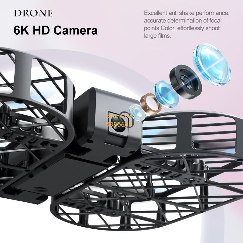 8K HD カメラ 360 °   保護オプティカルフローロ - Rc Helicopter Mini のレビューと価格