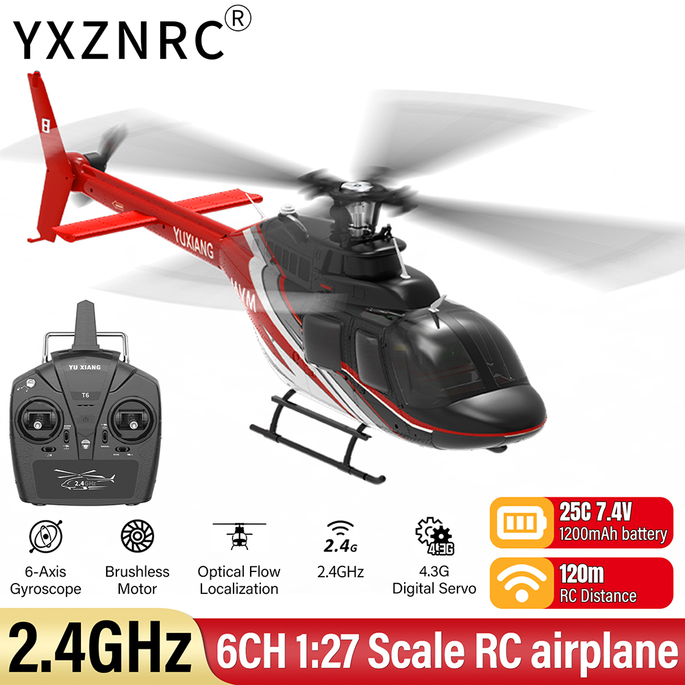 YU XIANG RC 飛行機 2.4G 6CH エルロンレ - Rc Helicopter Gyro のレビューと価格