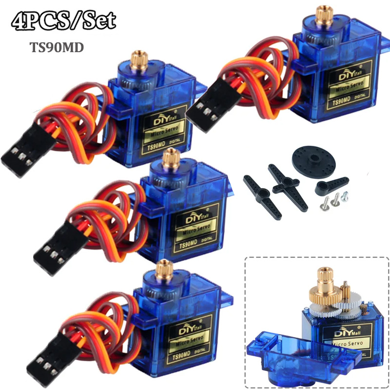 4個入り TS90MD マイクロデジタルサーボモーター 36 - Rc Helicopter Servo のレビューと価格