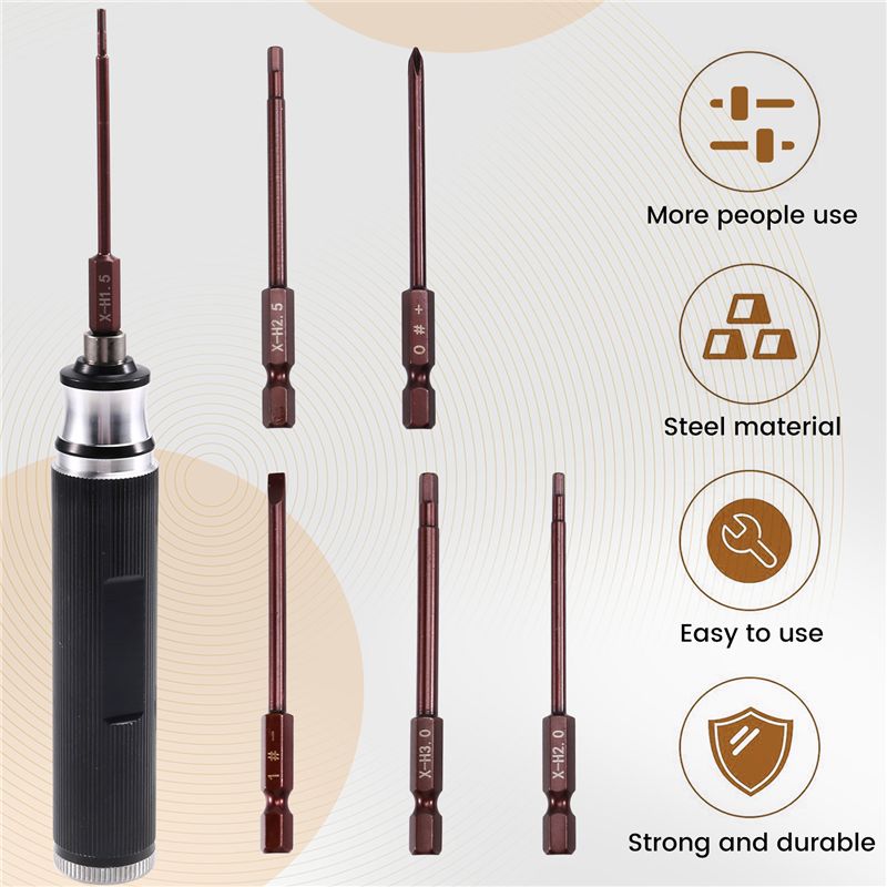 AEE7-6-In-1 六角ドライバー 1.5/2.0/2. - Rc Helicopter Tool Kit のレビューと価格