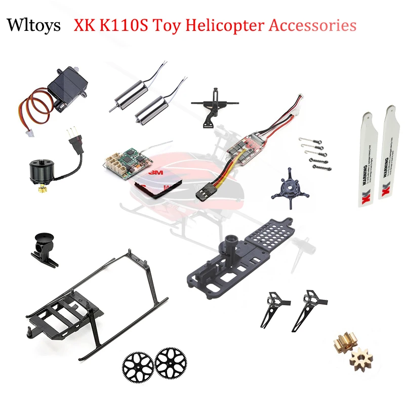 オリジナル Wltoys XK K110S RC ヘリコプタ - Rc Helicopter Gyro のレビューと価格
