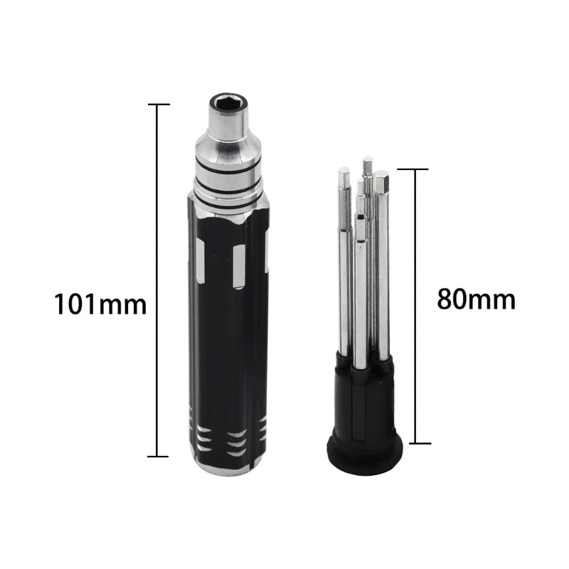 4-in-1 六角ドライバードライバーセット 1.5-4.0 - Rc Helicopter Tool Kit のレビューと価格