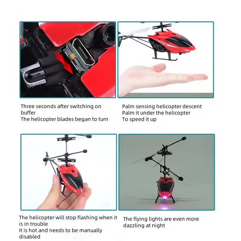 ミニリモコン航空機ヘリコプター飛行インタラクションジェスチャ - Rc Helicopter Charger のレビューと価格