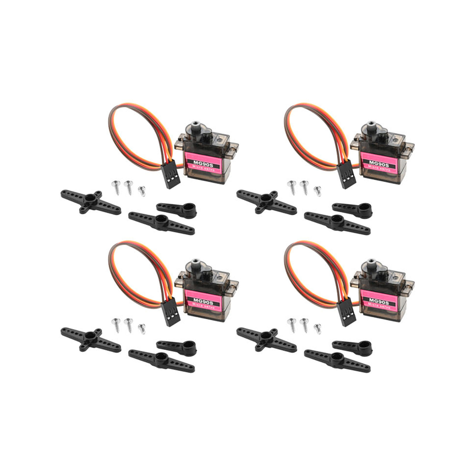 4個入り マイクロサーボ メタルギア 90 9G RCモータ - Rc Helicopter Mini のレビューと価格