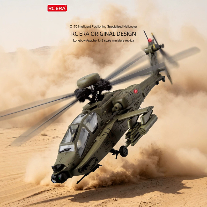 RC時代のリモートコントロールヘリコプターC170 AH-6 - Rc Helicopter Single Rotor のレビューと価格